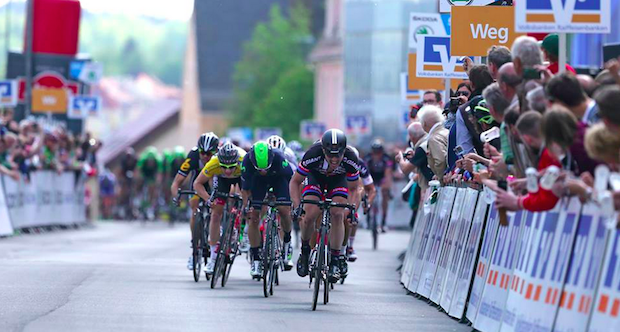 IAM Cycling Bayern Rundfarht stage 2 finish