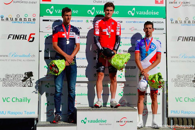 IAM Cycling Championnat Suisse TT podium