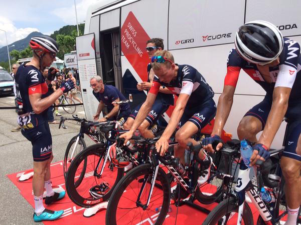 IAM Cycling Critérium Dauphiné Stage 1 roller