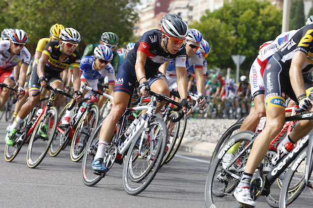 Vuelta Spagna 2015 - 70a Edizione - 10a tappa Valencia - Castellon 146.6 km - 31/08/2015 - Simon Pellaud (IAM Cycling) - foto Luca Bettini/BettiniPhoto©2015
