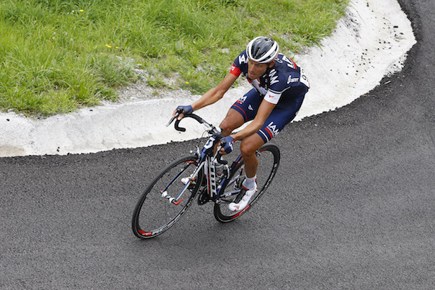 Vuelta Spagna 2015 - 70a Edizione - 11a tappa Andorra la Vella - Cortals d'Encamp 138 km - 02/09/2015 - Jerome Coppel (IAM Cycling) - foto Luca Bettini/BettiniPhoto©2015