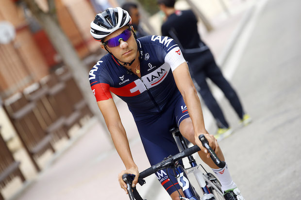 Vuelta Spagna 2015 - 70a Edizione - 13a tappa Catalayud - Tarazona 178 km - 04/09/2015 - Lawrence Warbasse (IAM Cycling) - foto Luca Bettini/BettiniPhoto©2015