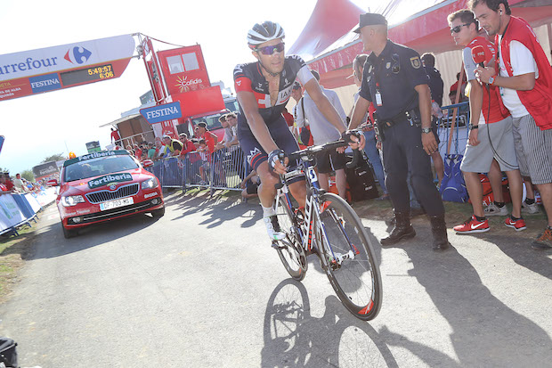Vuelta Spagna 2015 - 70a Edizione - 16a tappa Luarca - Ermita del Alba Quiros 185 km - 07/09/2015 - Lawrence Warbasse (IAM Cycling) - foto Ilario Biondi/BettiniPhoto©2015