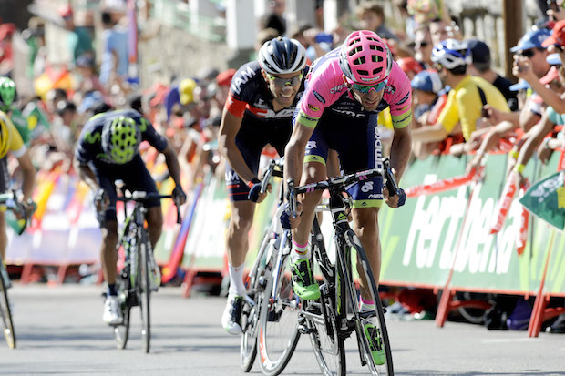 Vuelta Spagna 2015 - 70a Edizione - 20a tappa San Lorenzo de El Escorial - Cercedilla 175.8 km - 12/09/2015 - Nelson Oliveira (Lampre - Merida) - foto Karlis Medrano/BettiniPhoto©2015