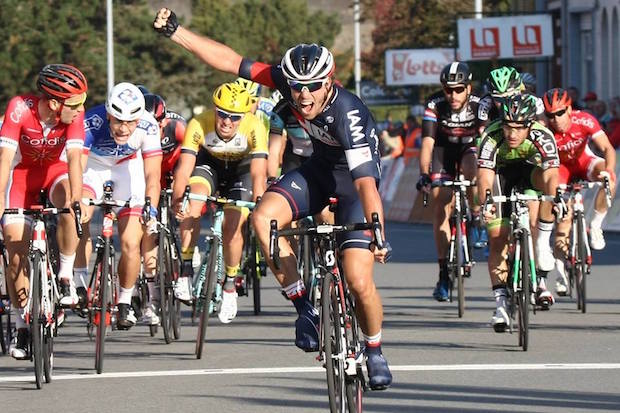 IAM Cycling Eurometropole Van Genechten Jonas finish