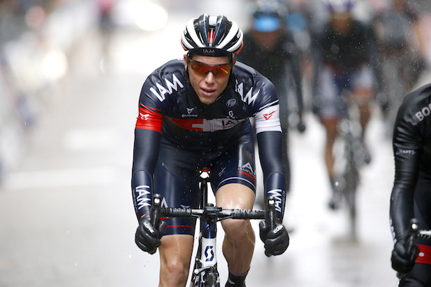 Gran Piemonte 2015 - San Francesco al Campo - Cirie' 185 km - 02/10/2015 - Marcel Aregger (IAM Cycling) - foto Luca Bettini/BettiniPhoto©2015