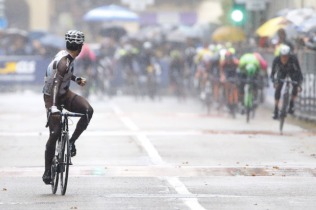 Gran Piemonte 2015 - San Francesco al Campo - Cirie' 185 km - 02/10/2015 - Jan Bakelants (AG2R - La Mondiale) - foto Luca Bettini/BettiniPhoto©2015