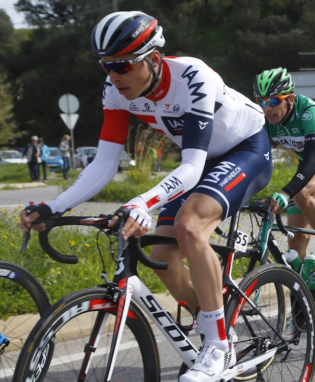 Volta Algarve 2016 - 2a tappa Lagoa - Alto da Foia 198,6 Km - 18//02/2016 - Oliver Naesen (IAM Cycling) - foto Roberto Bettini/BettiniPhoto©2016