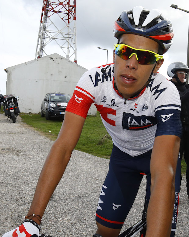 Volta Algarve 2016 - 2a tappa Lagoa - Alto da Foia 198,6 Km - 18//02/2016 - Jarlinson Pantano (IAM Cycling) - foto Roberto Bettini/BettiniPhoto©2016