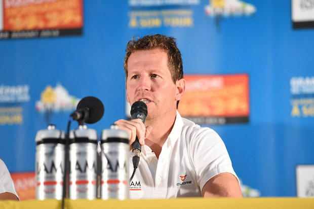 30-06-2016 Conferenze Stampa Vigilia Tour De France 2016; 2016, Iam Cycling; Verbrugghe, Rik; Saint-lo;